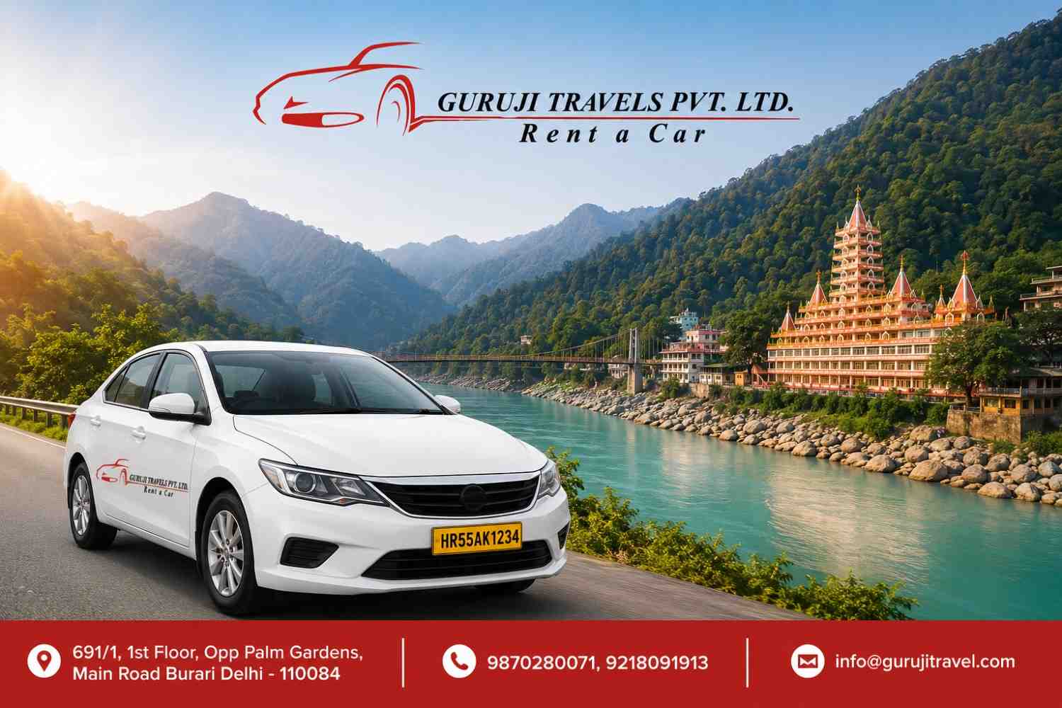 Book Delhi to Rishikesh Taxi | Affordable Cab Service & Easy Booking